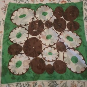 1960s Japan Japon 100% Nylon Scarf